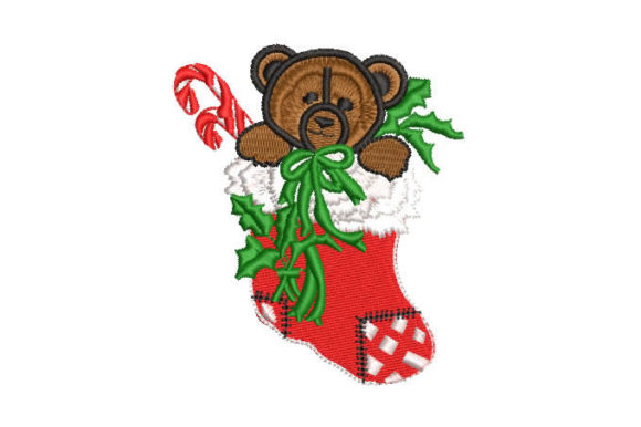 A Cozy Christmas Embroidery Design for Personalized Gifts