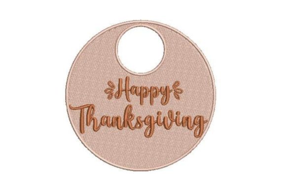 A Craft Seller's Review of the Happy Thanksgiving Sticker Embroidery Design