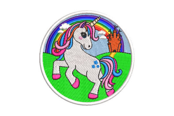 A Sweet & Vibrant Unicorn Embroidery for Handmade Gifts