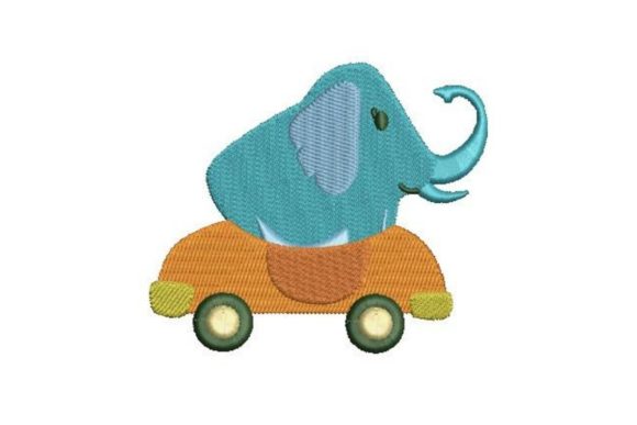 An Embroidery Seller's Review of Elephant Driving a Convertible