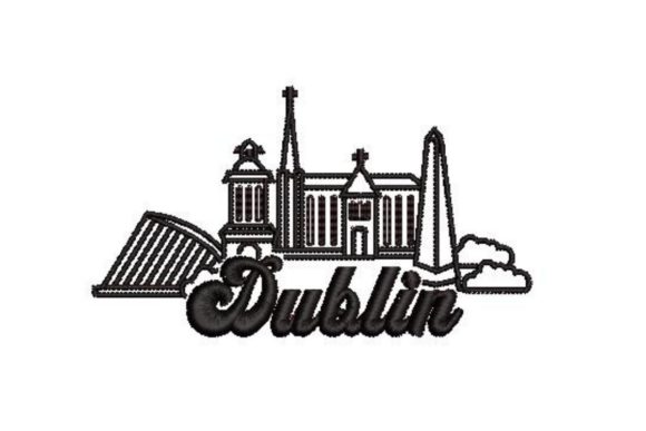 Dublin Landmarks Embroidery Design Review for Business Use