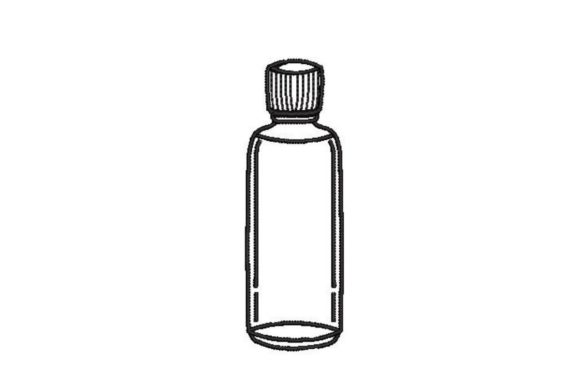 Essential Oil Bottle Embroidery: A Spa-Inspired Design Review