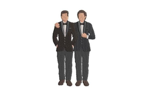 Faceless Boys in Tuxedos Embroidery Design Review
