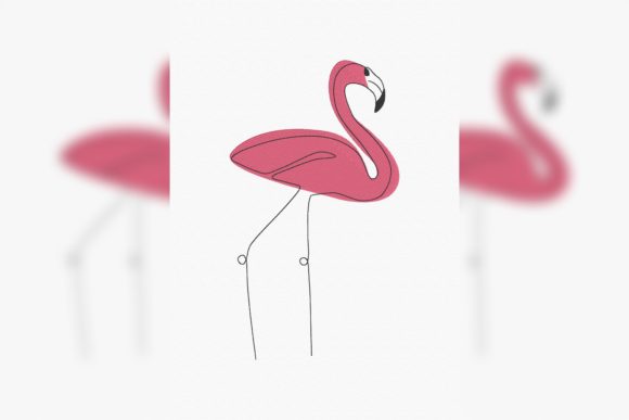 Flamingo One Line: A Handmade Market Standout