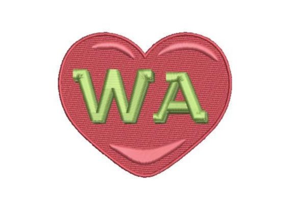 Heart WA: A Multipurpose Embroidery Design for Your Small Shop