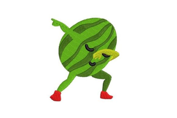 The Dabbing Watermelon Embroidery Design: A Sweet Summer Gift Idea