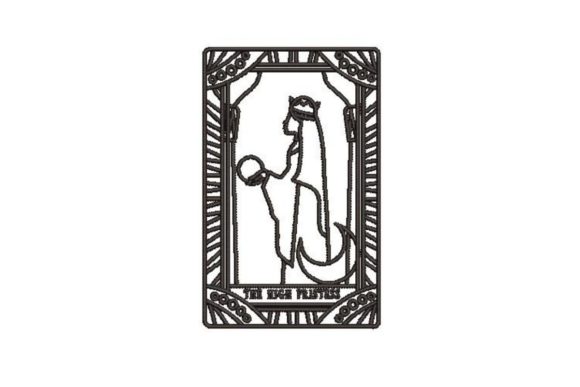 The High Priestess Tarot Card Embroidery Review